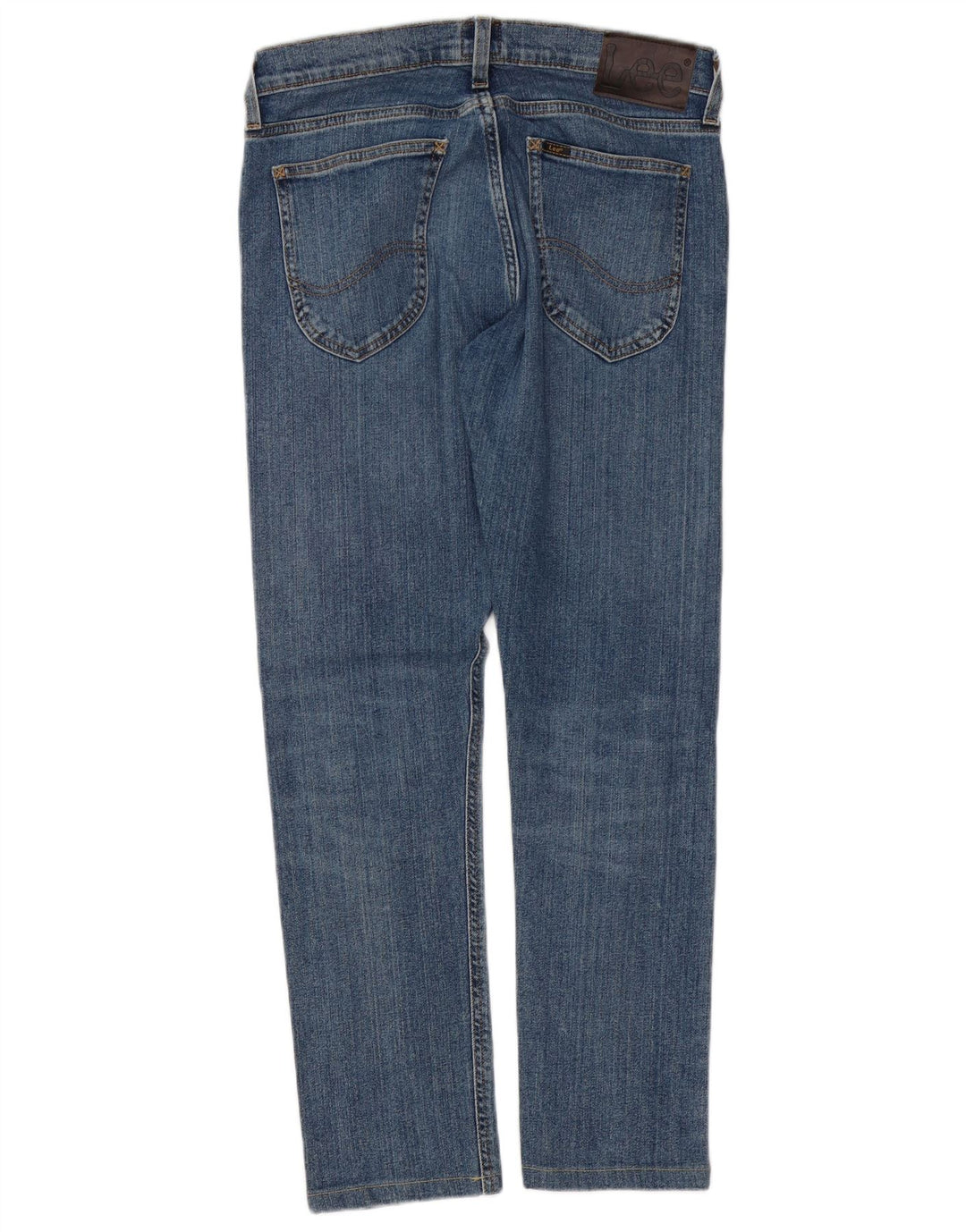 Lee Herre Luke Slim Jeans W30 L27 Blå Bomuld