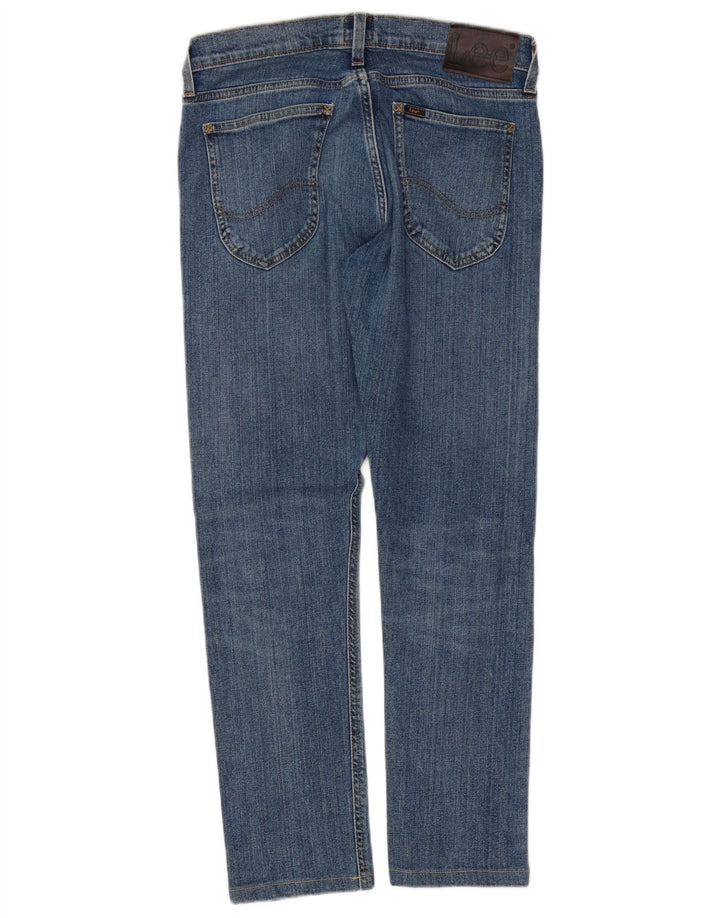 Lee Herre Luke Slim Jeans W30 L27 Blå Bomuld