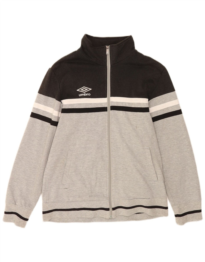 Umbro Herre træningsdragt Top Jakke Stor Grå Colourblock Polyester