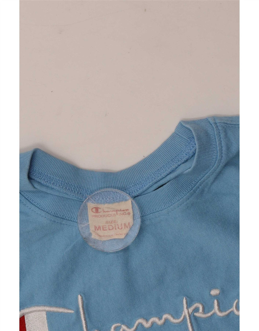 Champion Herre grafisk T-shirt Top Medium Blue