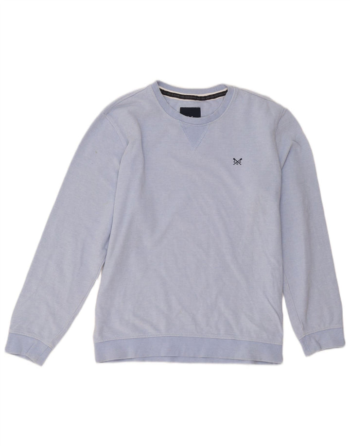 Besætningstøj Herre sweatshirt Jumper Medium Blå Bomuld