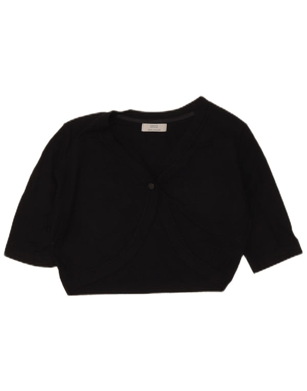 Marks & Spencer Dame Bolero Top UK 14 Medium Sort Viscose