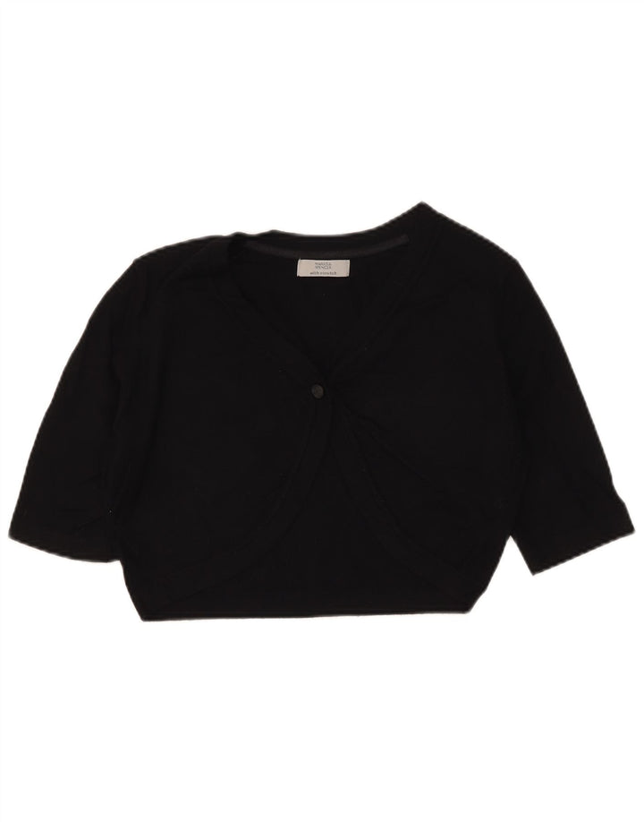 Marks & Spencer Dame Bolero Top UK 14 Medium Sort Viscose