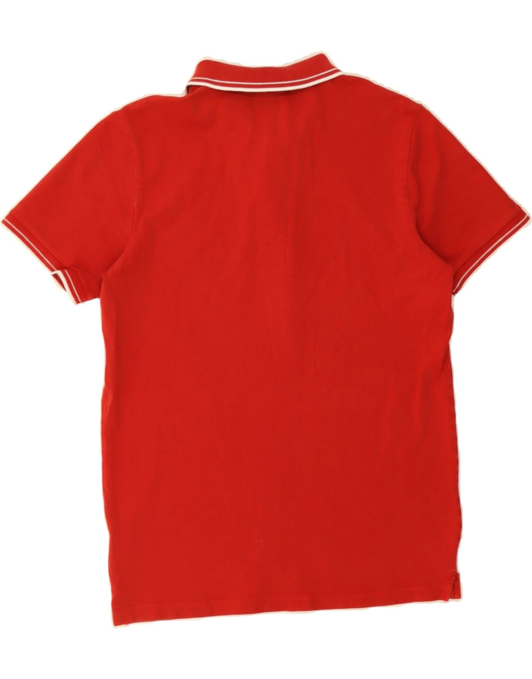 REPLAY Mens Polo Shirt Medium Red Cotton Vintage Replay and Second-Hand Replay from Messina Hembry 