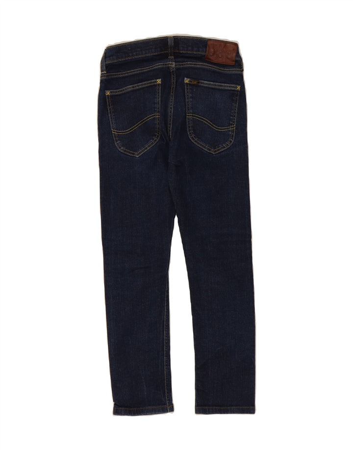 LEE Womens Luke Slim Jeans W27 L24 Navy Blue Cotton Vintage Lee and Second-Hand Lee from Messina Hembry 