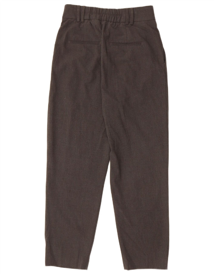 Zara Dame Pegged Chino Bukser EU 34 2XS W24 L26 Grå Polyester