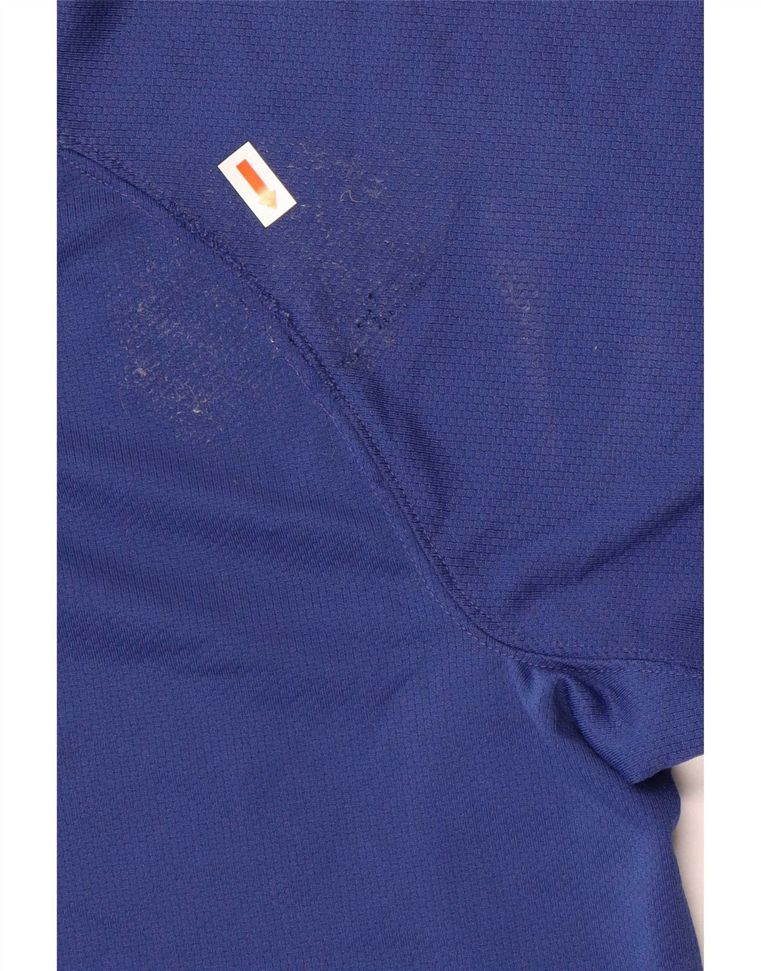 Nike T-shirt top til mænd, stor blå farveblok
