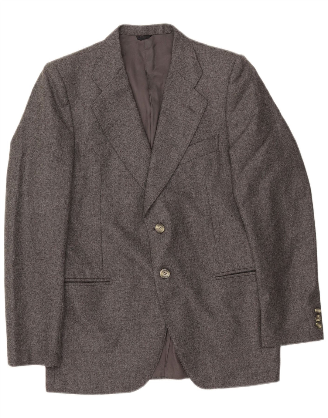 Cerruti 1881 Herre 2-knaps blazerjakke UK 42 XL grå uld
