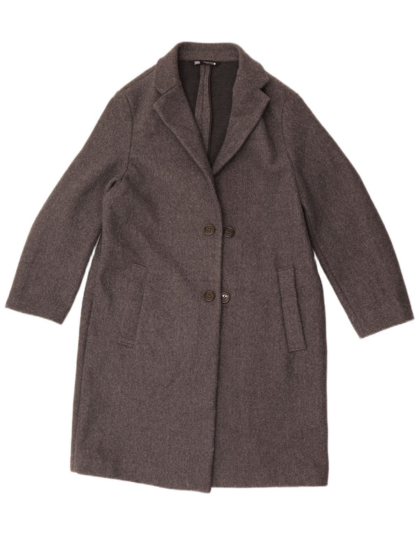 Zara Herre Overfrakke UK 42 XL Grå