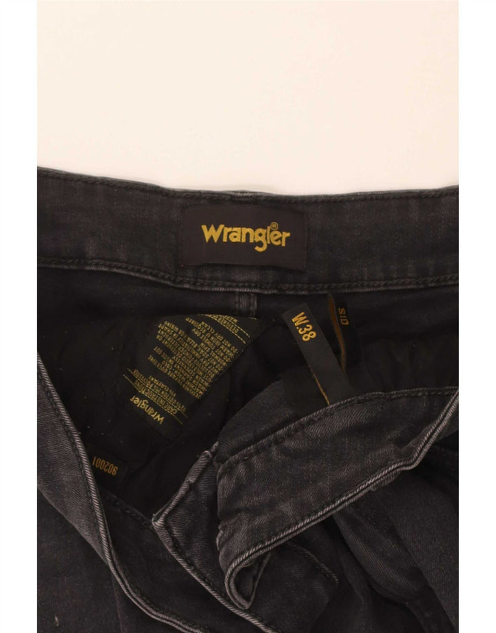 Wrangler Herre Sid Slim Jeans W38 L29 Grå Bomuld