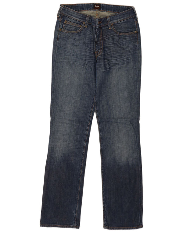 Lee Herre Marion Straight Jeans W30 L31 Blå Bomuld