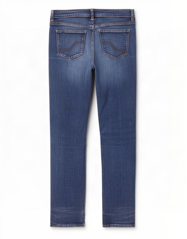 Fat Face Dame Slim Jeans UK 10 Small W27 L30 Blue Cotton