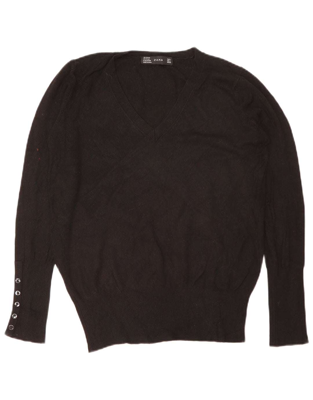 Zara Dame V-hals sweater UK 16 Large Sort