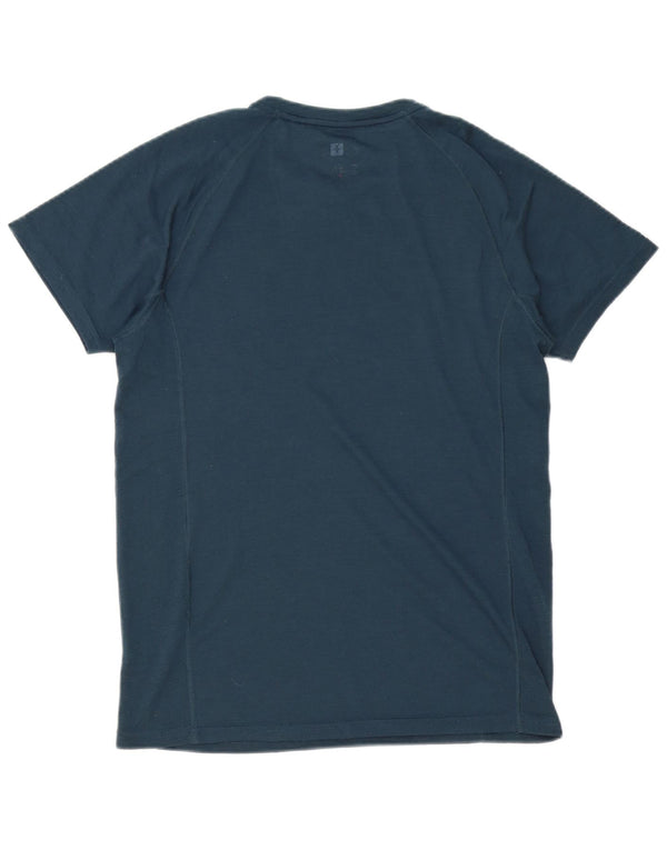 Mountain Warehouse Herre T-Shirt Top Medium Navy Blue Polyester