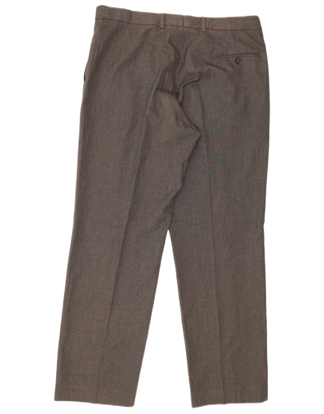 Marks & Spencer Herre Regular Fit Suit Bukser W36 L31 Grå polyester