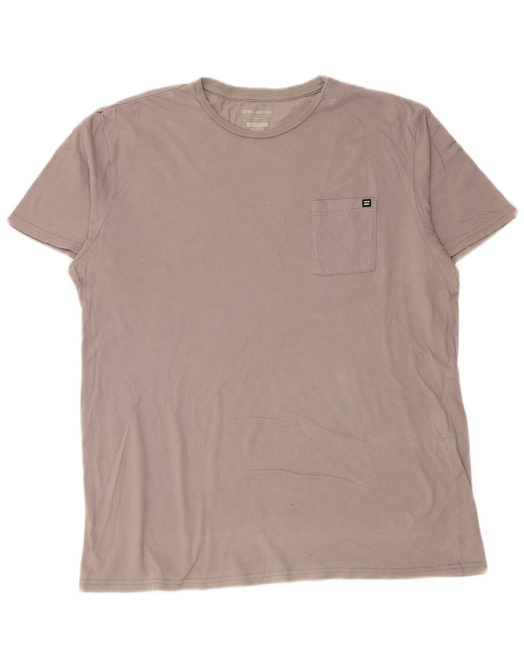 BILLABONG Mens T-Shirt Top Large Grey Cotton