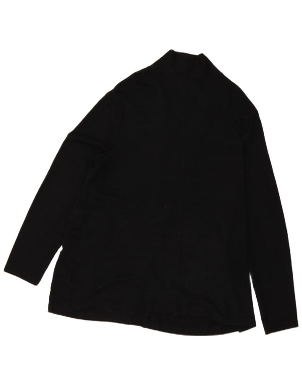 Gap Womens Oversized Open Cardigan Sweater UK 18 XL Sort Polyester