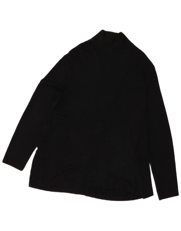 Gap Womens Oversized Open Cardigan Sweater UK 18 XL Sort Polyester