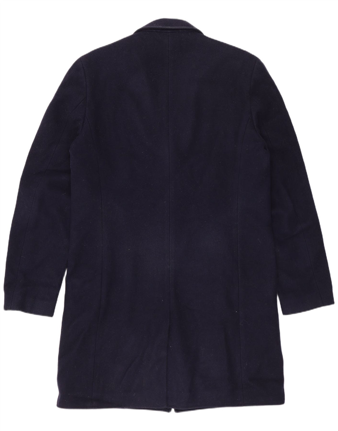 Jigsaw Herre Overfrakke UK 38 Medium Navy Blue Uld