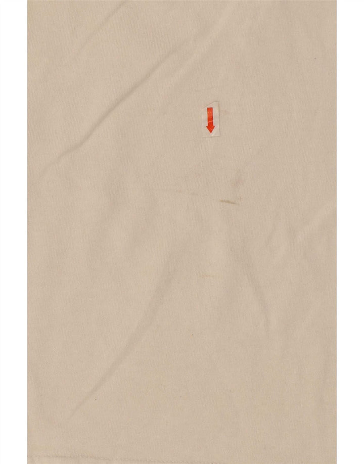 Vintage herre grafisk T-shirt top lille hvid