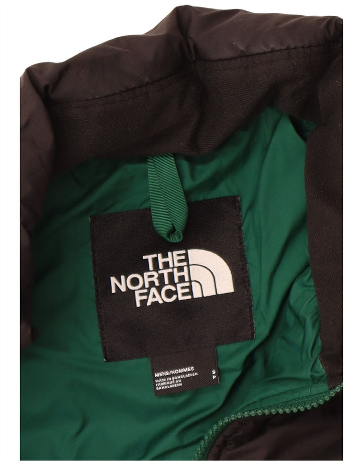 THE NORTH FACE Polstret herrejakke UK 36 Small Green Colourblock Nylon