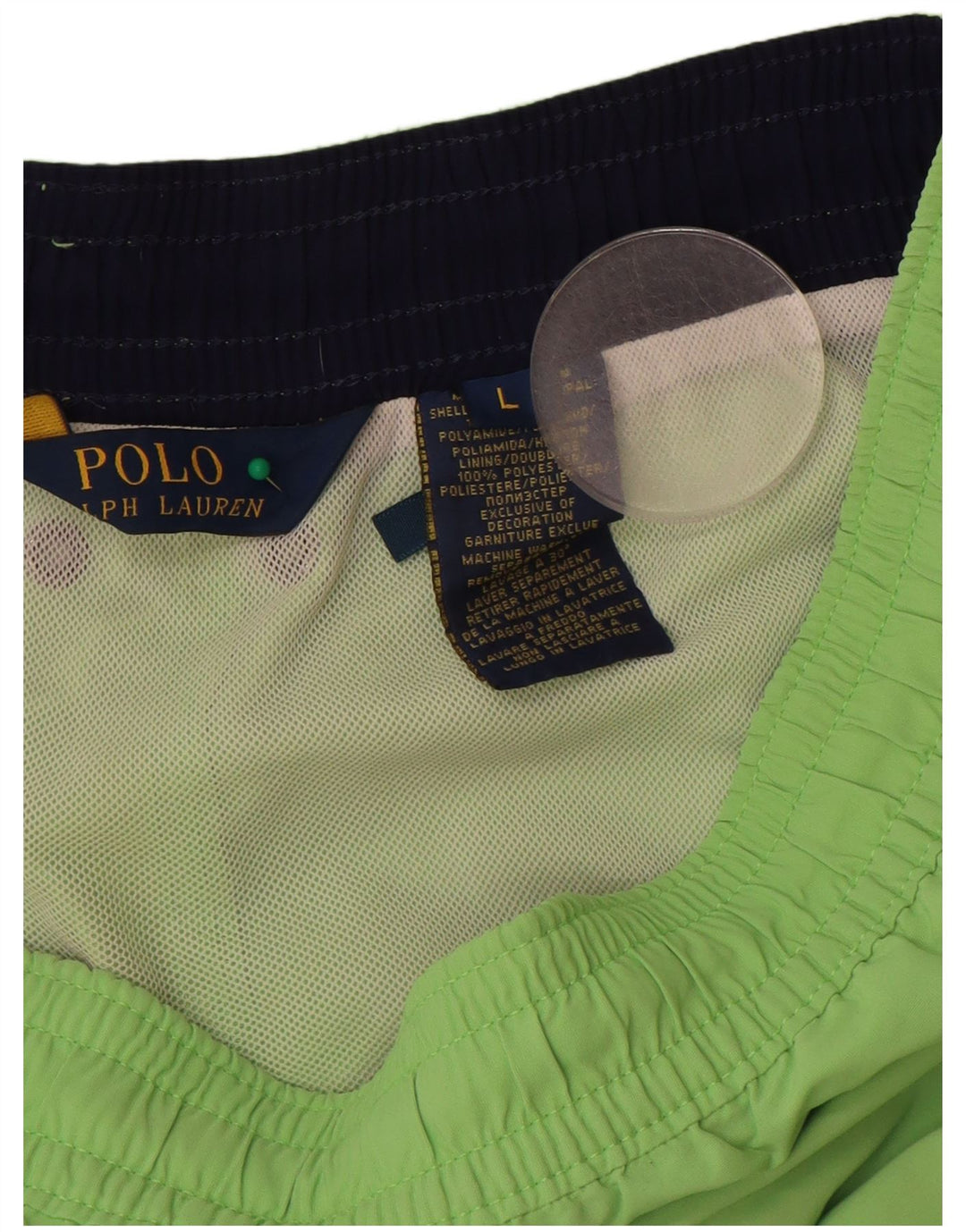 POLO RALPH LAUREN Badeshorts til mænd Stor grøn nylon
