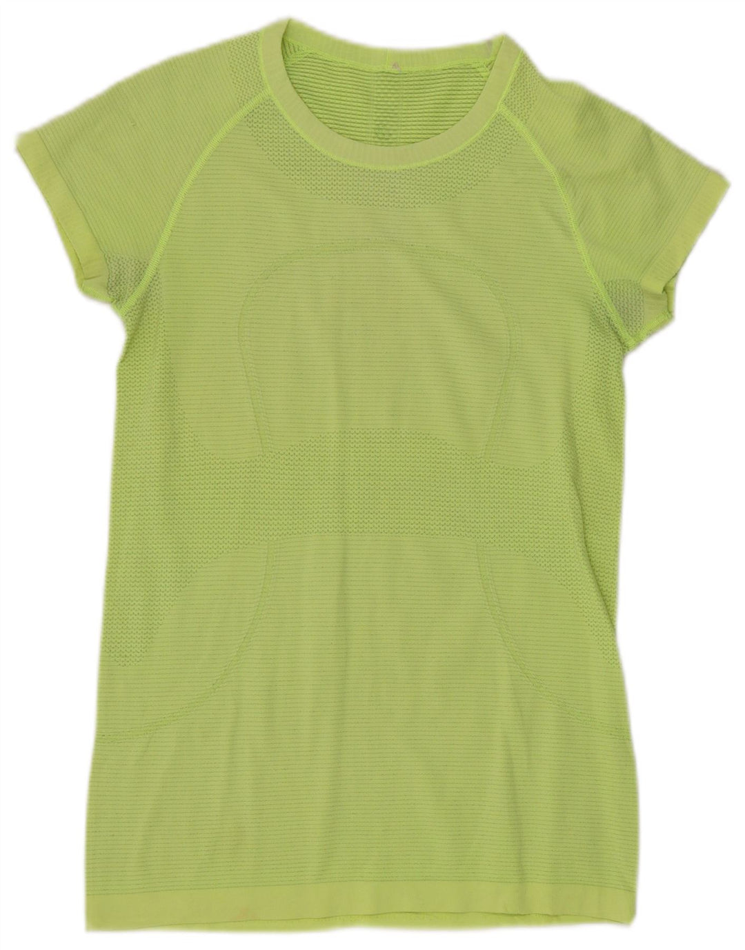 LULULEMON Dame T-Shirt Top Stor Grøn