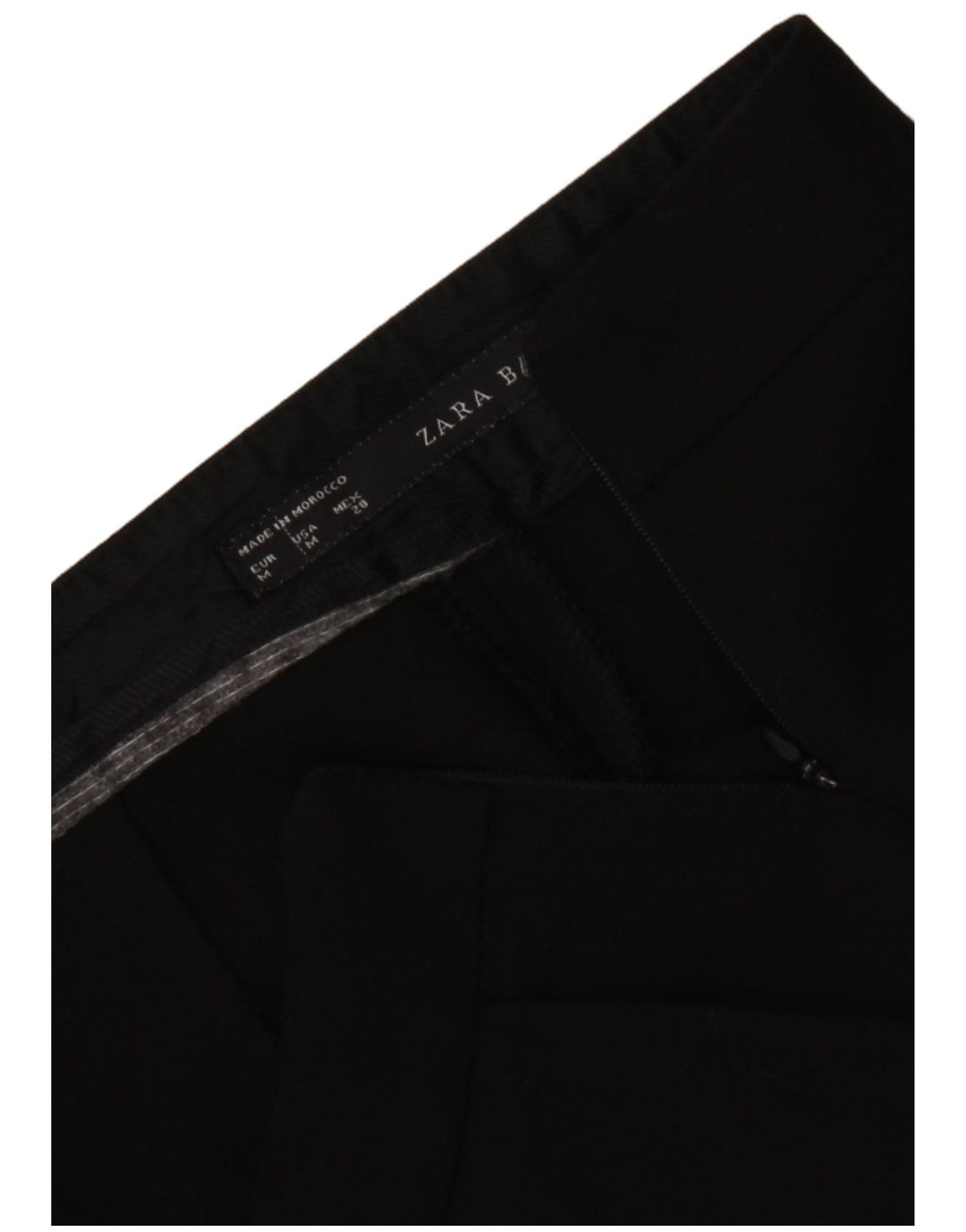 Zara Dame Hot Pants Medium W28 Sort