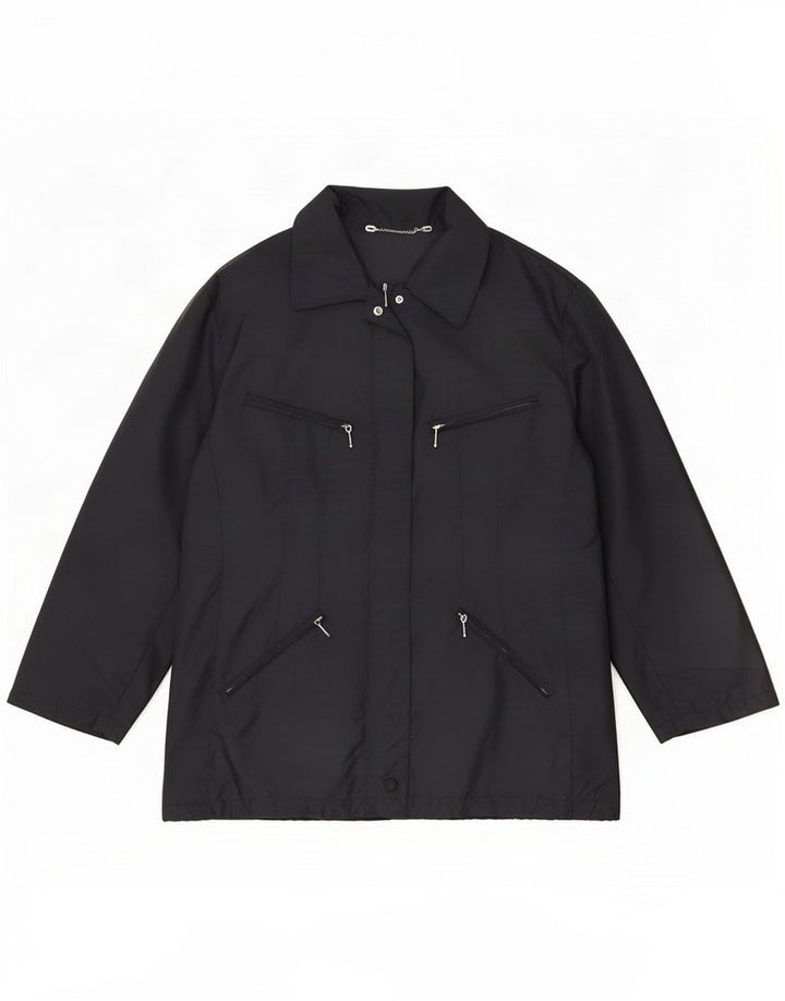 Bond Street Kvinder Utility Jacket IT 46 Stor Sort Polyester