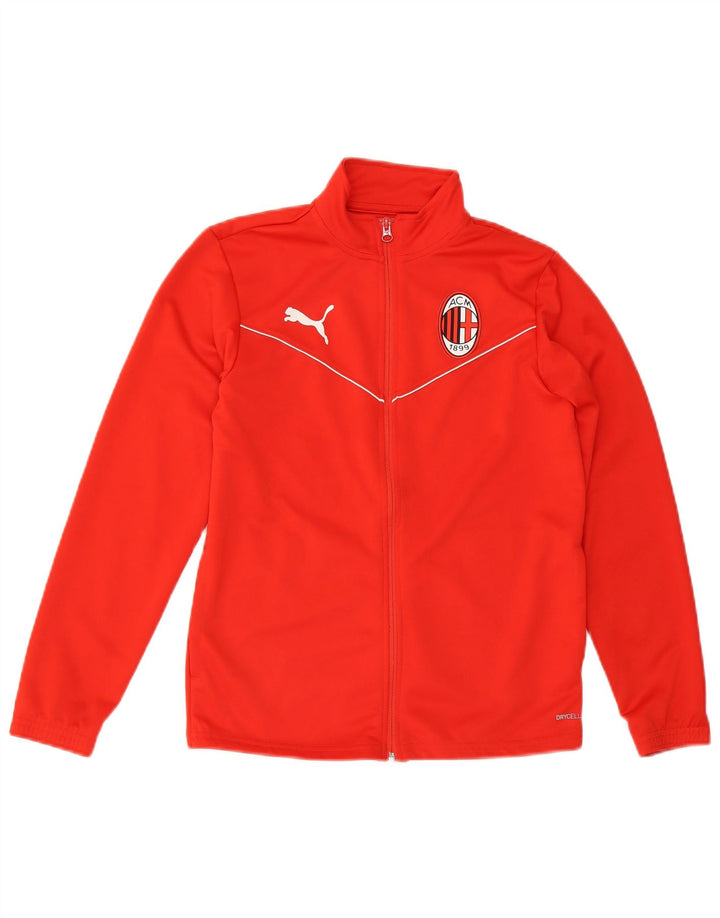 Puma Boys AC Milan Grafisk træningsdragt topjakke 13-14 år rød polyester