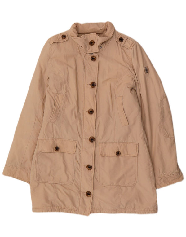 Refrigiwear Womens Military Polstret Frakke UK 14 Large Beige Nylon