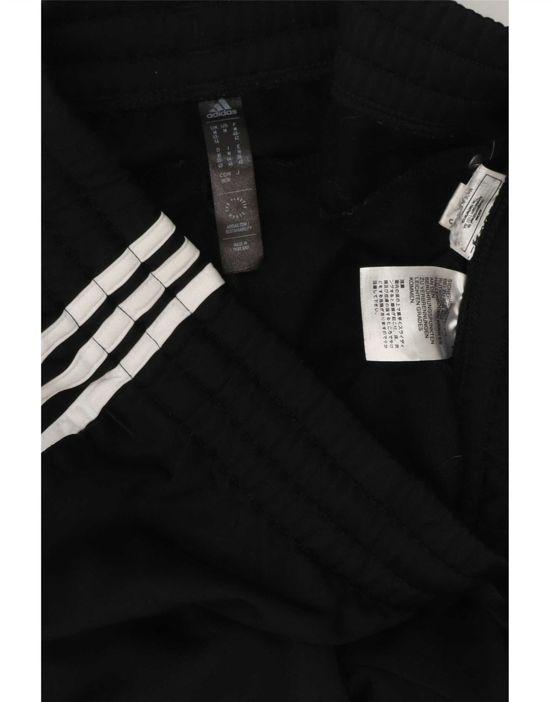Adidas Træningsdragtsbukser til kvinder UK 12/14 Medium Sort Polyester