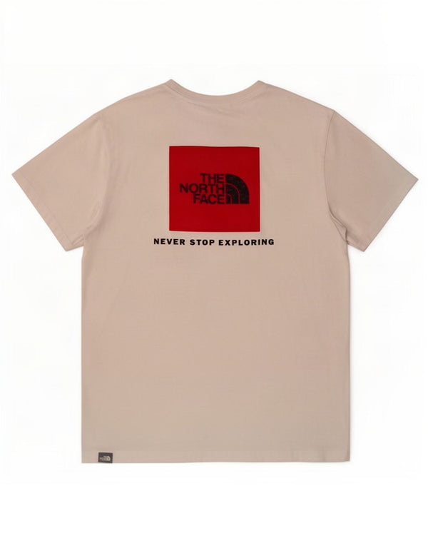The North Face Herre Grafisk T-Shirt Top Medium Hvid Bomuld
