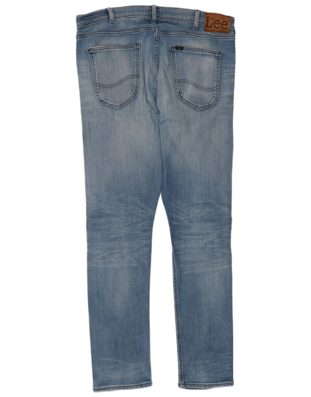Lee Dame Luke Distressed Slim Jeans W36 L32 Blå Bomuld