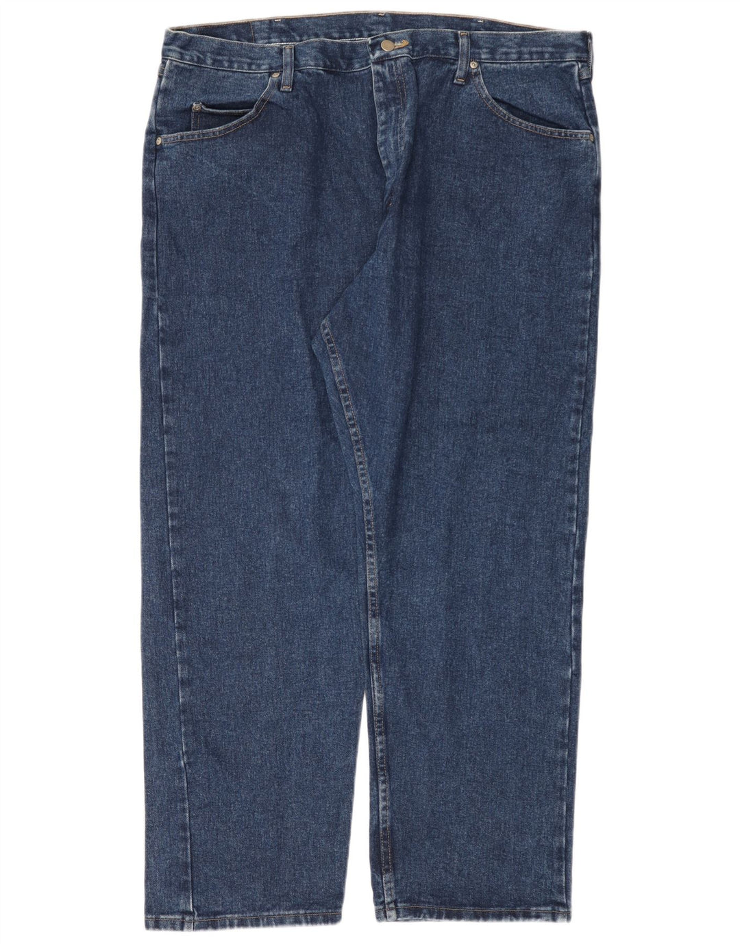 Wrangler Straight Jeans til mænd W42 L30 blå bomuld