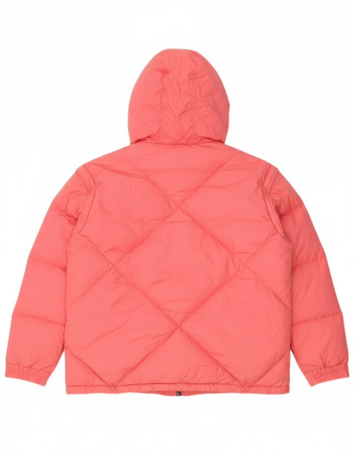 DOLOMITE Womens Hooded Reversible Padded Jacket UK 18 XL Pink