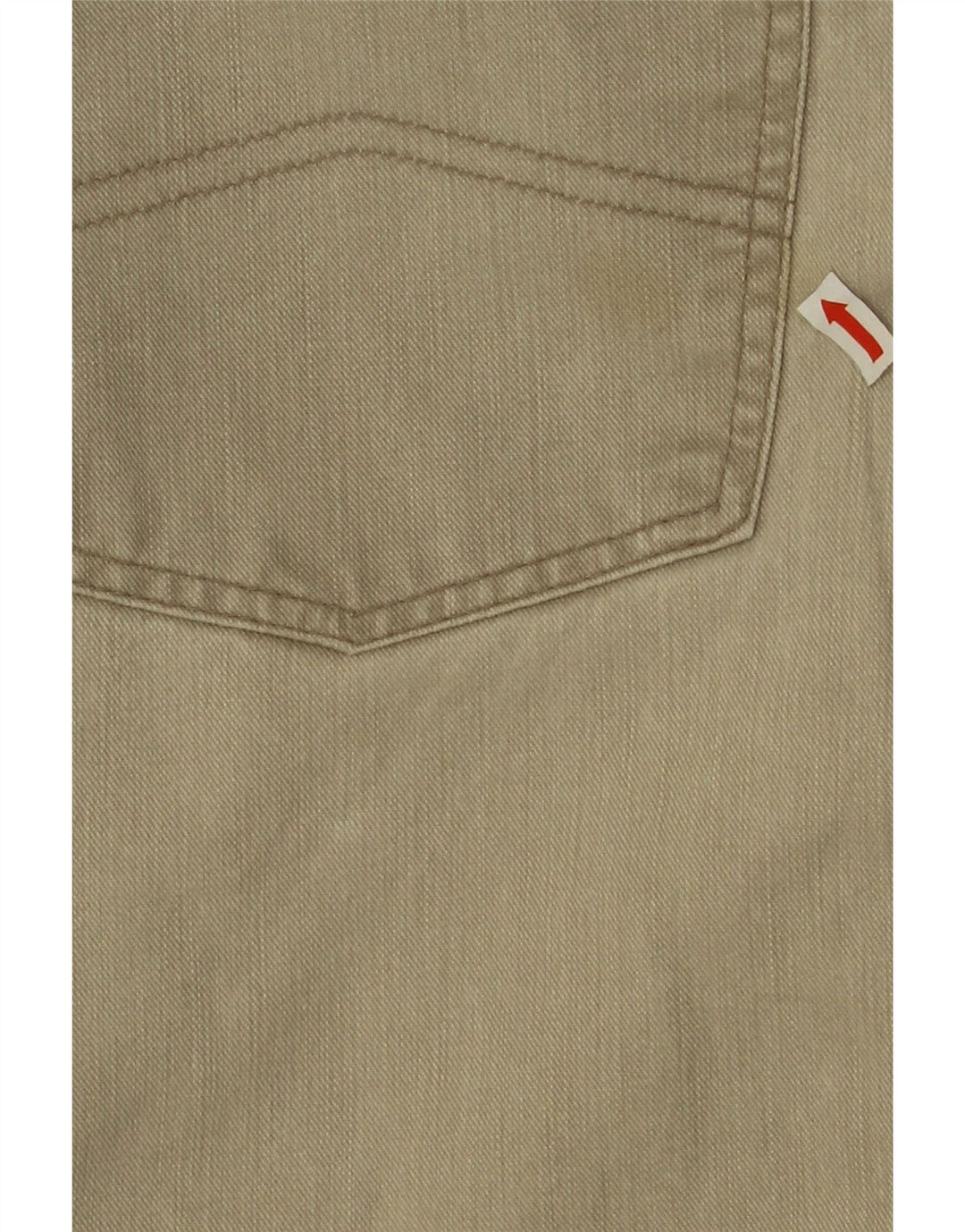 Armani Straight Jeans til mænd W36 L28 Beige Bomuld