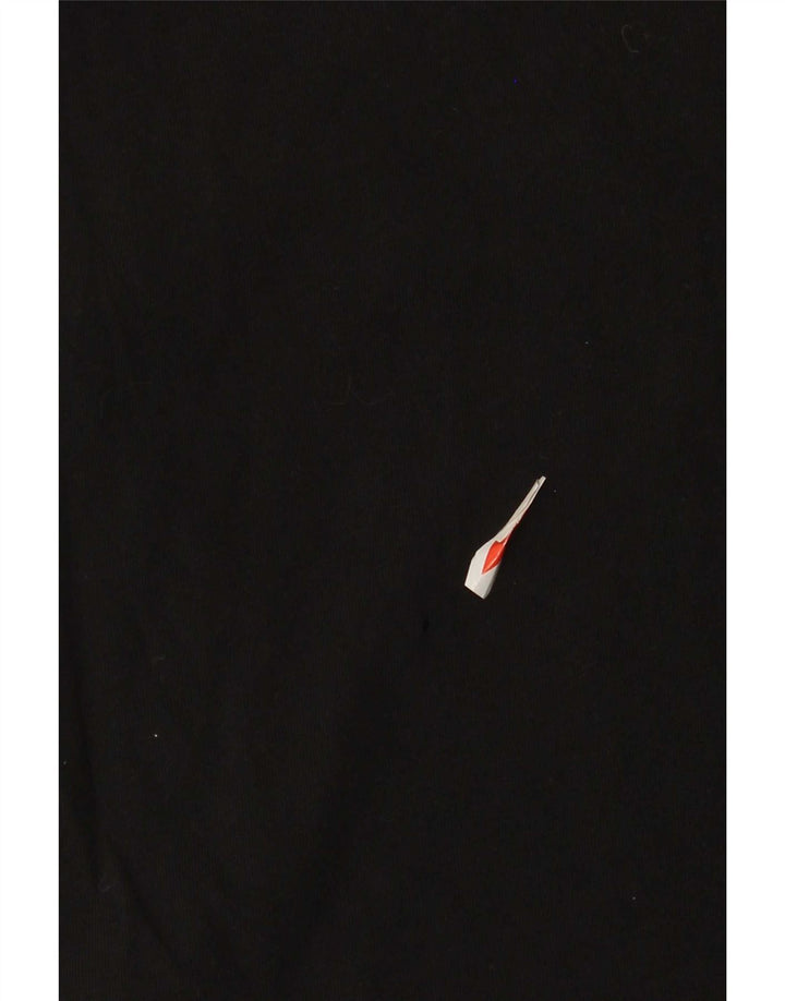 Adidas Herre T-Shirt Top Medium Sort Bomuld