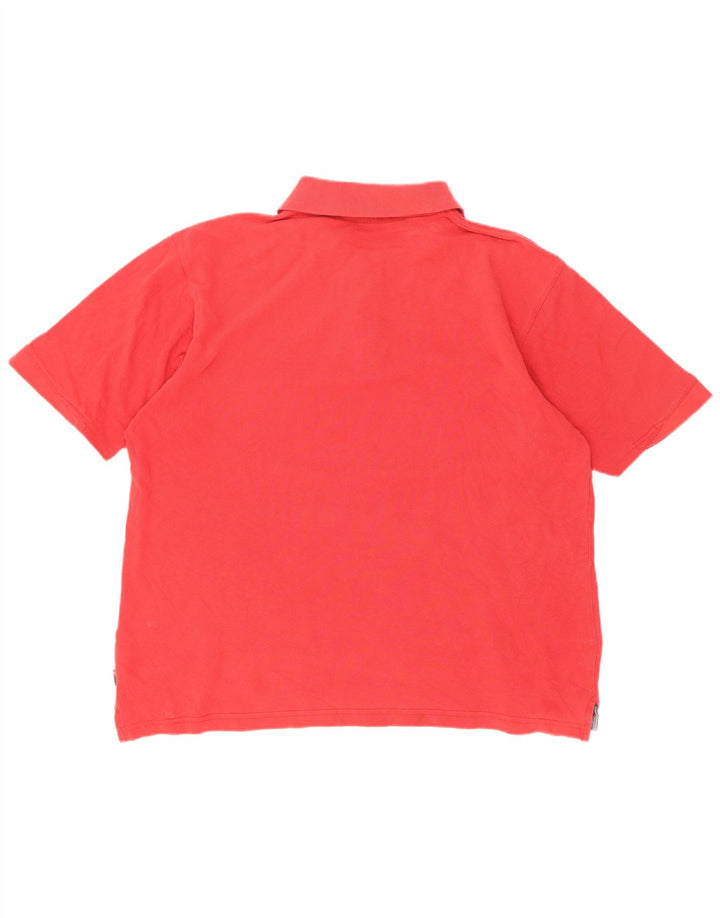 Adidas Polo Shirt til mænd, stor rød bomuld