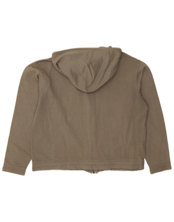 CHAMPION Dame-hættetrøje med lynlås UK 14 Medium Khaki Bomuld