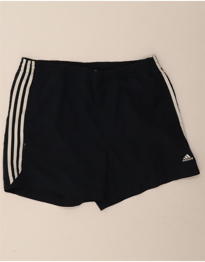 Adidas Sportshorts til mænd, store sorte polyester