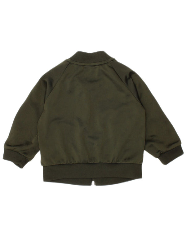 ADIDAS Baby Drenge Træningsdragt Topjakke 3-6 Måneder Khaki Polyester