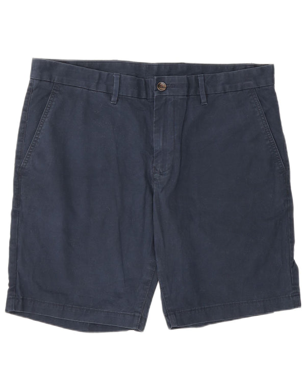 Tommy Hilfiger Herre Chino Shorts W36 Large Navy Blue Bomuld