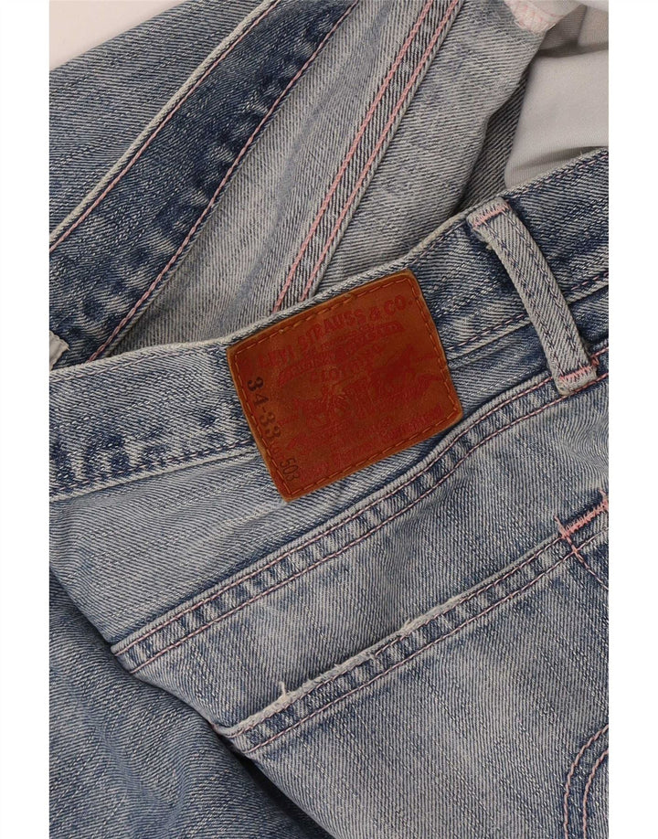Levi's Herre 503 Straight Jeans W34 L33 Blå