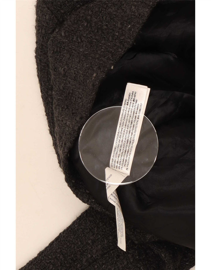 Massimo Dutti Dame Blazer Jakke EU 40 Medium Grå Uld