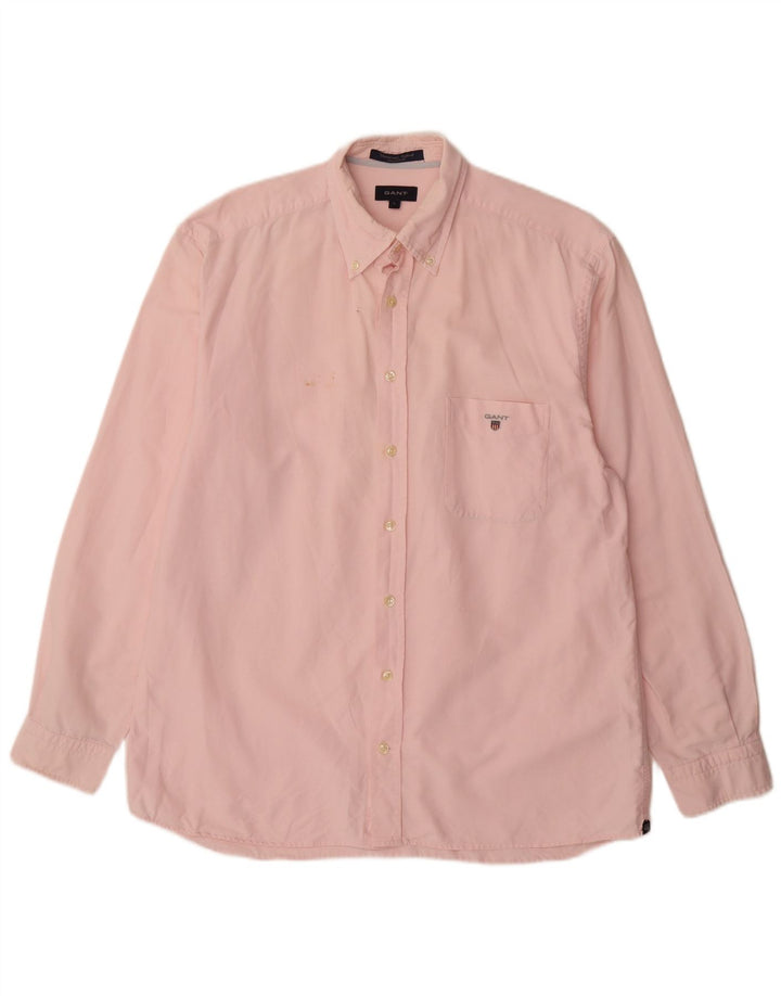 Gant Herre Regular Fit Skjorte Large Pink Bomuld