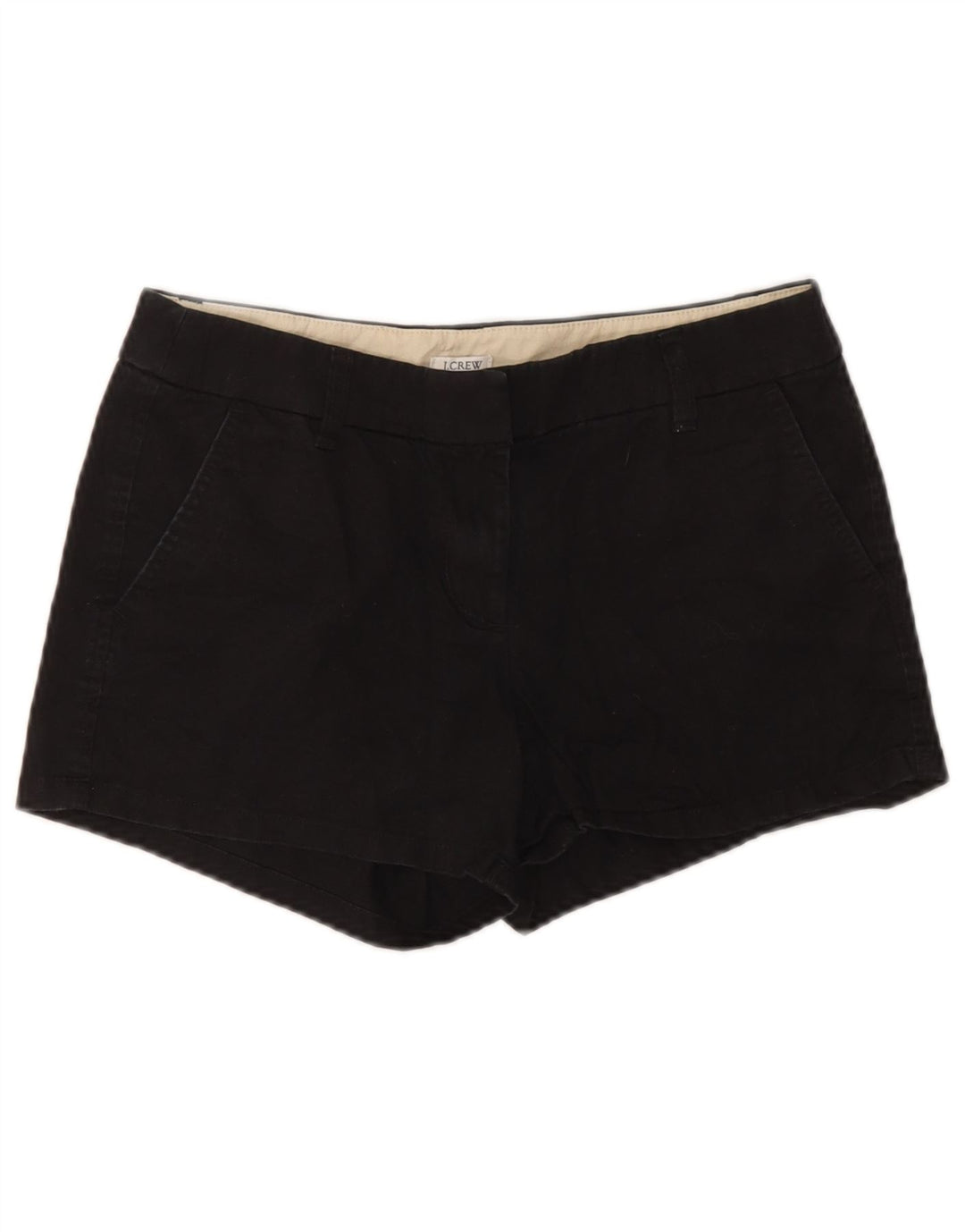 J. Crew Chino Shorts til kvinder US 4 Small W27 Black Bomuld