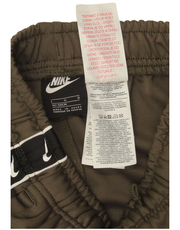 Nike drenge grafiske sportsshorts 12-13 år Large Khaki Polyester