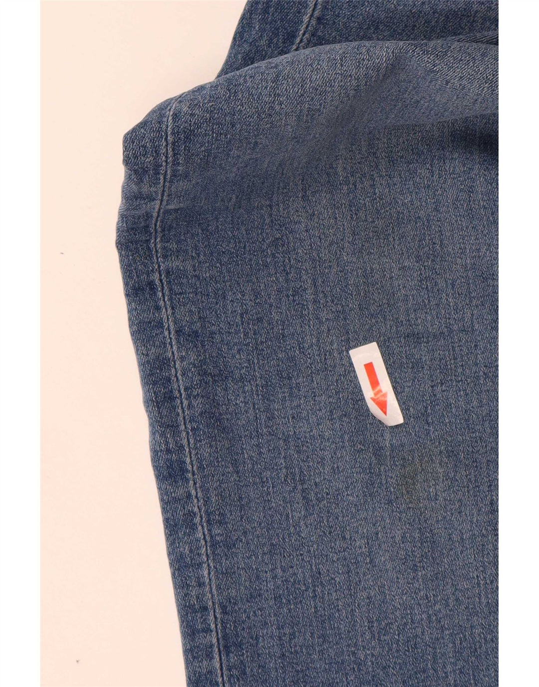Marks & Spencer Dame Straight Jeans UK 12 Medium W30 L29 Blå Bomuld