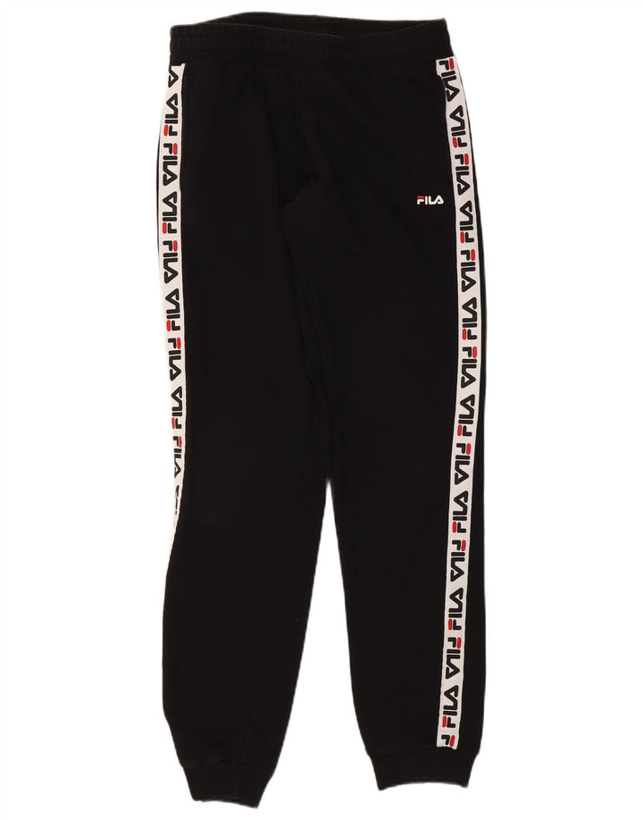 Fila Herre grafisk træningsdragt Bukser Joggers Medium Sort Colourblock